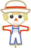 Scarecrow applique embroidery design, snugglepuppyapplique.com