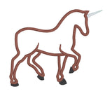 Horse or Unicorn with ribbon mane and tail