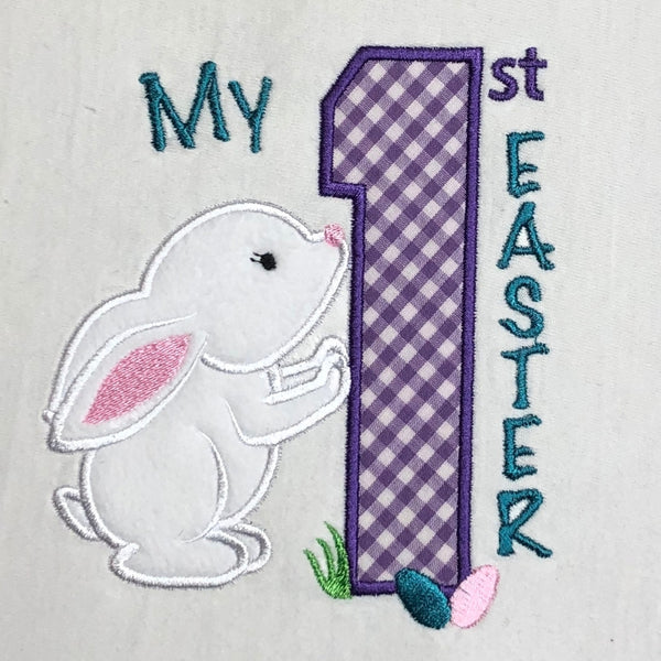 My first Easter applique embroidery design, snugglepuppyapplique.com