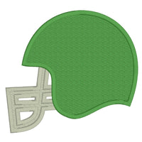 Football helmet applique embroidery design, snugglepuppyapplique.com