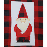 Gnome applique embroidery design, snugglepuppyapplique.com