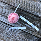 An In the hoop felt valentine fortune cookie with a love note inside by snugglepuppyapplique.com
