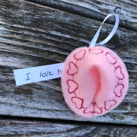 In the hoop felt valentine fortune cookie with a love note inside by snugglepuppyapplique.com