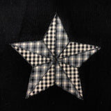 Pieced Star zigzag applique embroidery design, snugglepuppyapplique.com