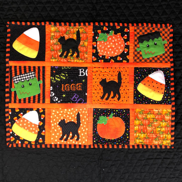 In the hoop quilt as you go Halloween quilt blocks, snugglepuppyapplique.com