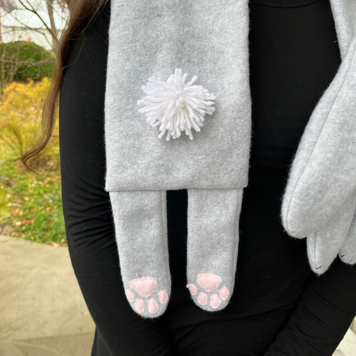 In the hoop Bunny Rabbit Scarf for use with an embroidery machine ...