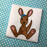Baby Kangaroo Joey Applique Embroidery Design by Snugglepuppyapplique.com