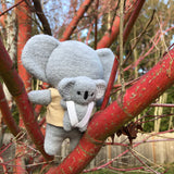 In the hoop koala mama and baby stuffy toy with vest carrier by snugglepuppyapplique.com