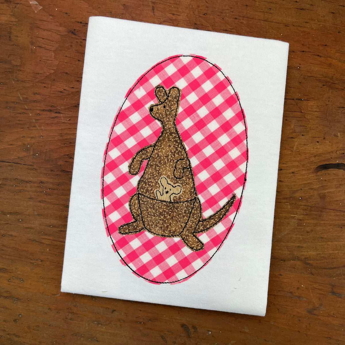 Classic Kango and Baby Roo Bean Stitch Applique – Snuggle Puppy Applique