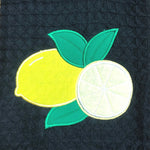 Lemon appliqué embroidery design, snugglepuppyapplique.com