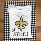 lil' saint applique embroidery design