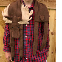 Moose Scarf Sewing Pattern, snugglepuppyapplique.coom