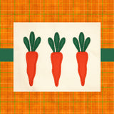 Carrot Trio Spring Applique Embroidery Design by snugglepuppyapplique.com
