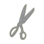 an applique of scissors by snugglepuppyapplique.com