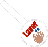 ITH Lavar Hands Key Fob by snugglepuppyapplique.com