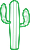 Saguaro Cactus applique embroidery design, snugglepuppyapplique.com