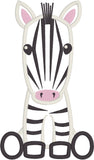 Zebra Baby applique embroidery Design, snugglepuppyapplique.com