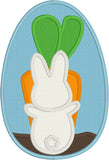 Easter applique or wallhanging embroidery design, snugglepuppyapplique.com