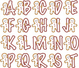 Alphabet du bonhomme en pain d'épice