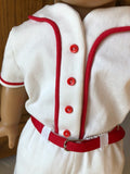 Baseball outfit sewing pattern for 18 inch doll, snugglepuppyapplique.com