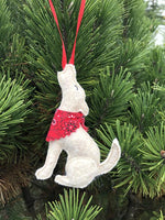 ITH Southwest Coyote Ornament embroidery design, Snugglepuppyapplique.com