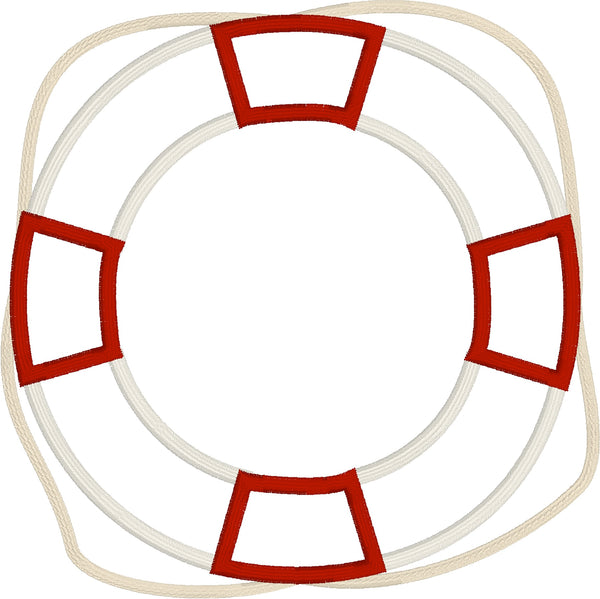 Life Ring Frame Life Ring monogram frame – Snuggle Puppy Applique